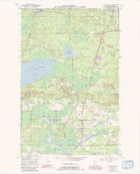 Biwabik NW 1950 topographic map thumbnail