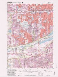 Bloomington 1997 topographic map thumbnail