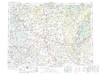 Brainerd 1953 topographic map thumbnail