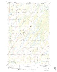 Burgen Lake 1969 topographic map thumbnail