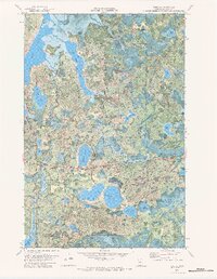 Tobique 1971 topographic map thumbnail