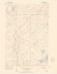 Shaw 1953 topographic map thumbnail