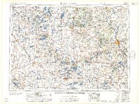 Saint Cloud 1957 topographic map preview
