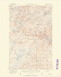 Isabella 1955 topographic map thumbnail