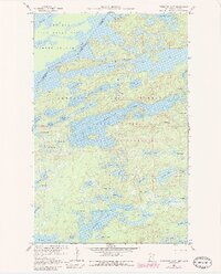 Kekekabic Lake 1959 topographic map thumbnail