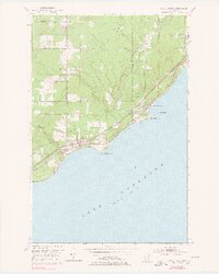 Knife River 1953 topographic map thumbnail