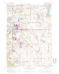 Lake Elmo 1967 topographic map thumbnail