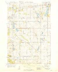 Lake Elmo 1950 topographic map thumbnail
