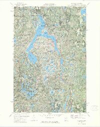 Lake Itasca 1972 topographic map thumbnail