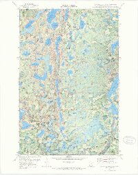 Lawrence Lake West 1971 topographic map thumbnail