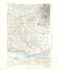 Minneapolis 1901 topographic map thumbnail