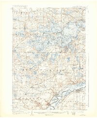 Minnetonka 1907 topographic map thumbnail