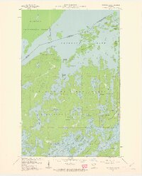Munker Island 1959 topographic map thumbnail