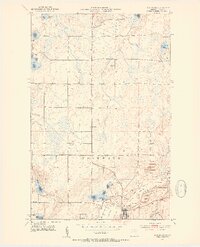 Nashwauk 1952 topographic map thumbnail