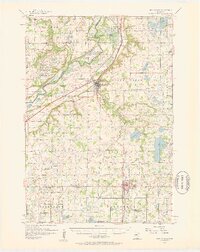 New Prague 1957 topographic map thumbnail