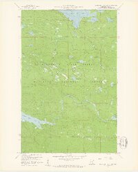 Northern Light Lake 1959 topographic map thumbnail