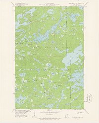 Ogishkemuncie Lake 1959 topographic map thumbnail