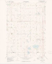 Patchen Lake 1973 topographic map thumbnail