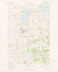 Pelican Rapids 1973 topographic map thumbnail