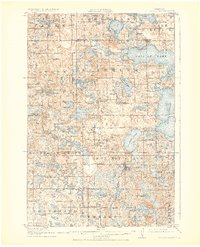 Pelican Rapids 1917 topographic map thumbnail