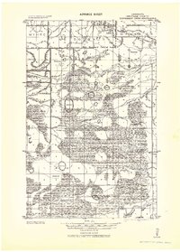 Peppermint Creek 1943 topographic map thumbnail