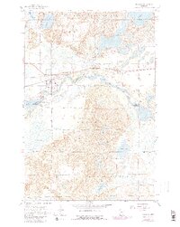 Pillager 1954 topographic map thumbnail