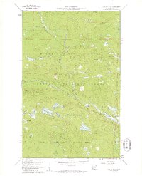 Pine Mountain 1959 topographic map preview
