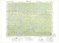 Quetico 1968 topographic map thumbnail