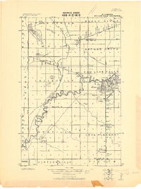 Red Lake Falls 1918 topographic map thumbnail