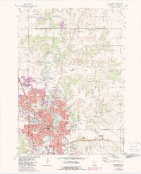 Rochester 1972 topographic map thumbnail