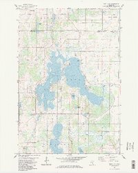 Rush Lake 1983 topographic map thumbnail