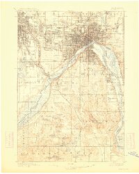 St. Paul 1896 topographic map thumbnail