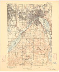 St. Paul 1896 topographic map thumbnail