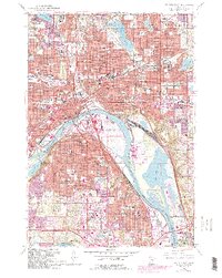 St. Paul East topographic map thumbnail