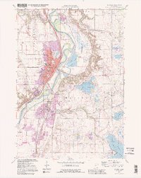 St. Peter 1991 topographic map thumbnail