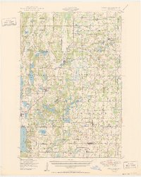 Swanville 1950 topographic map thumbnail