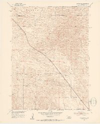 Anselmo NW 1951 topographic map thumbnail