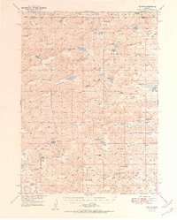 Arthur 1950 topographic map thumbnail