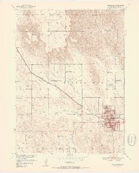 Broken Bow 1951 topographic map thumbnail