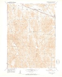 Broken Bow SE 1951 topographic map thumbnail