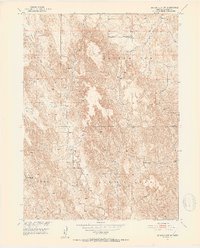 Broken Bow SW 1951 topographic map thumbnail