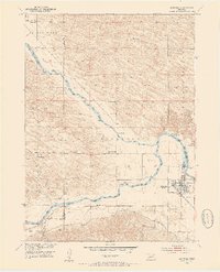 Burwell 1952 topographic map thumbnail