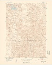 Burwell NW 1952 topographic map thumbnail