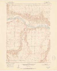 Butte SE 1952 topographic map thumbnail