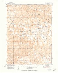 Cody Lake 1951 topographic map thumbnail