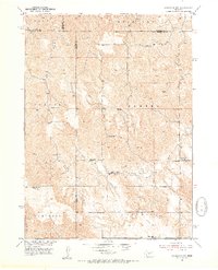 Comstock NW 1952 topographic map thumbnail