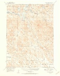 Crescent Lake 1950 topographic map thumbnail