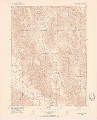Eddyville NE 1951 topographic map thumbnail