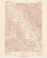 Eddyville SW 1951 topographic map thumbnail