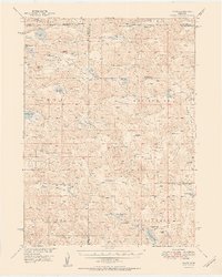 Flats 1950 topographic map thumbnail